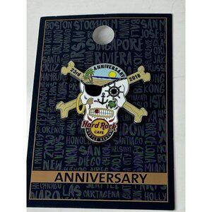 Hard Rock Cafe Myrtle Beach 23rd Anniversary Skull Crossbones 2017 LE 350